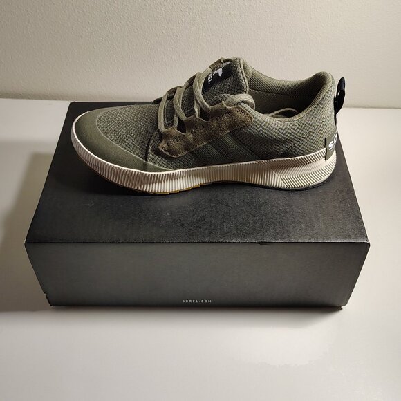 Sorel Out and About III Low Sneaker Stone Green Sea Salt Women's Size 8 - Picture 9 of 12
